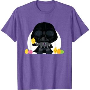 image:imageStar Wars Darth Vader Cute Kawaii Easter Eggs amp Chicks TShirtPurple Heather