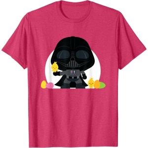 image:imageStar Wars Darth Vader Cute Kawaii Easter Eggs amp Chicks TShirtRed Heather