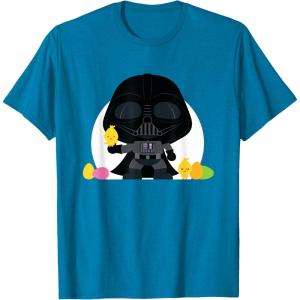 image:imageStar Wars Darth Vader Cute Kawaii Easter Eggs amp Chicks TShirtSapphire Blue