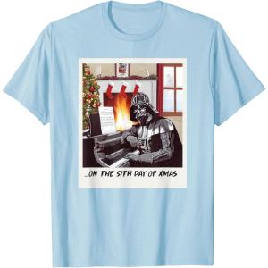 image:imageStar Wars Darth Vader Sith Day of Xmas Holiday TShirtBaby Blue
