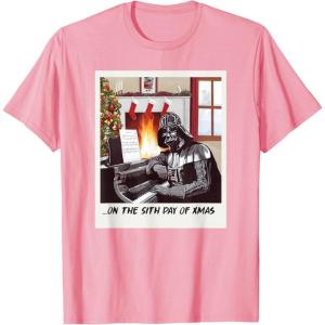 image:imageStar Wars Darth Vader Sith Day of Xmas Holiday TShirtPink