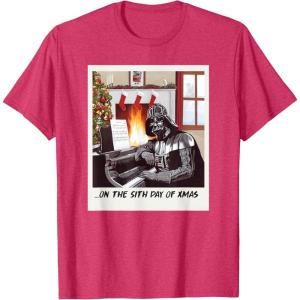 image:imageStar Wars Darth Vader Sith Day of Xmas Holiday TShirtRed Heather
