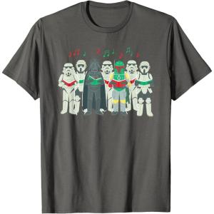 image:imageStar Wars Darth Vader Sithmas Choir Holiday TShirtAsphalt Grey