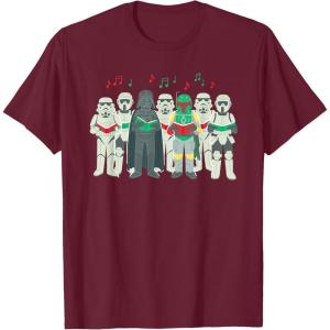 image:imageStar Wars Darth Vader Sithmas Choir Holiday TShirtBurgundy