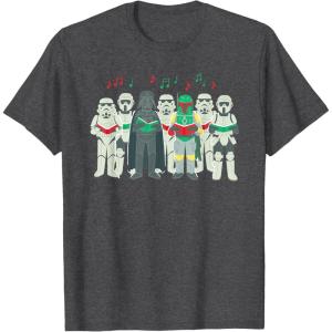 image:imageStar Wars Darth Vader Sithmas Choir Holiday TShirtDark Heather Grey