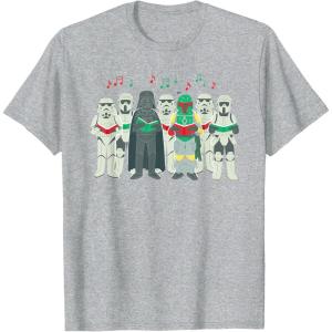 image:imageStar Wars Darth Vader Sithmas Choir Holiday TShirtHeather Grey