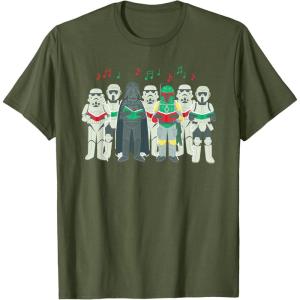 image:imageStar Wars Darth Vader Sithmas Choir Holiday TShirtOlive Green