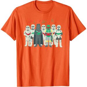 image:imageStar Wars Darth Vader Sithmas Choir Holiday TShirtOrange