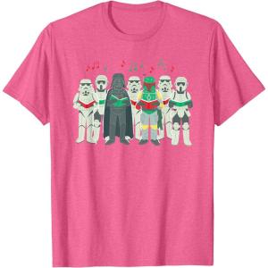 image:imageStar Wars Darth Vader Sithmas Choir Holiday TShirtPink Heather