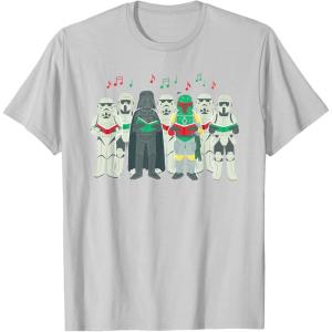 image:imageStar Wars Darth Vader Sithmas Choir Holiday TShirtSilver Grey