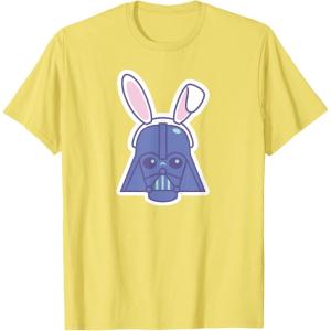 image:imageStar Wars Darth Vader Sticker Style Rabbit Ears Easter Bunny TShirtLemon Yellow