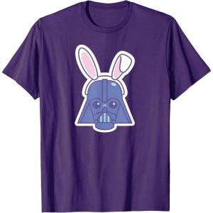 image:imageStar Wars Darth Vader Sticker Style Rabbit Ears Easter Bunny TShirtPurple