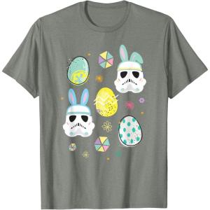 image:imageStar Wars Easter Bunny Stormtroopers and Easter Eggs TShirtOlive Heather