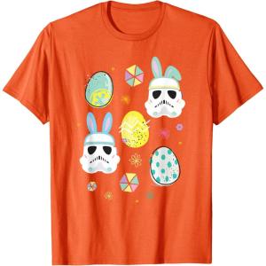 image:imageStar Wars Easter Bunny Stormtroopers and Easter Eggs TShirtOrange