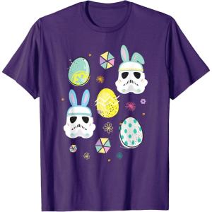 image:imageStar Wars Easter Bunny Stormtroopers and Easter Eggs TShirtPurple