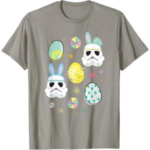 image:imageStar Wars Easter Bunny Stormtroopers and Easter Eggs TShirtSlate Grey