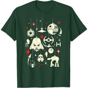 image:imageStar Wars Galactic Empire Ornaments Holiday TShirtDark Green