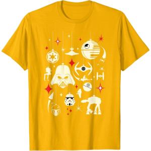image:imageStar Wars Galactic Empire Ornaments Holiday TShirtGolden Yellow