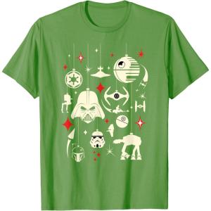 image:imageStar Wars Galactic Empire Ornaments Holiday TShirtGrass Green