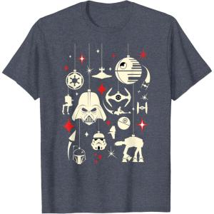 image:imageStar Wars Galactic Empire Ornaments Holiday TShirtHeather Blue