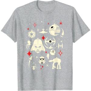 image:imageStar Wars Galactic Empire Ornaments Holiday TShirtHeather Grey