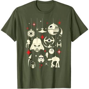 image:imageStar Wars Galactic Empire Ornaments Holiday TShirtOlive Green
