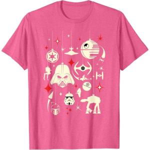 image:imageStar Wars Galactic Empire Ornaments Holiday TShirtPink Heather
