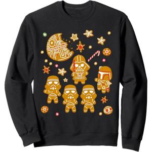 image:imageStar Wars Gingerbread Cookies Galactic Empire Holiday SweatshirtBlack
