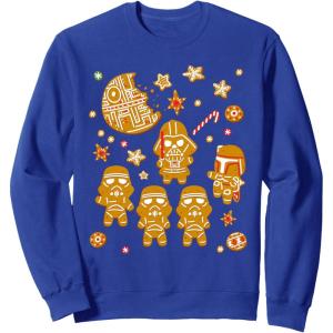 image:imageStar Wars Gingerbread Cookies Galactic Empire Holiday SweatshirtRoyal Blue