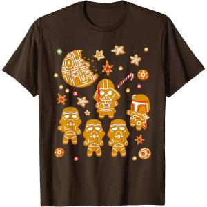 image:imageStar Wars Gingerbread Cookies Galactic Empire Holiday TShirtBrown