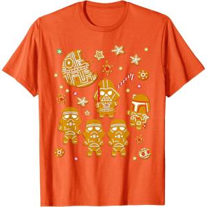 image:imageStar Wars Gingerbread Cookies Galactic Empire Holiday TShirtOrange