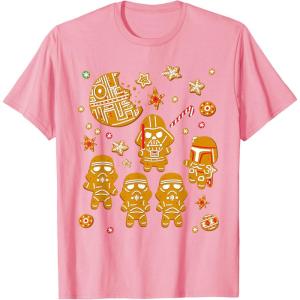 image:imageStar Wars Gingerbread Cookies Galactic Empire Holiday TShirtPink