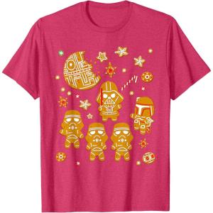 image:imageStar Wars Gingerbread Cookies Galactic Empire Holiday TShirtRed Heather