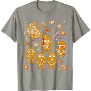 image:imageStar Wars Gingerbread Cookies Galactic Empire Holiday TShirtSlate Grey
