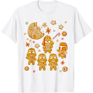 image:imageStar Wars Gingerbread Cookies Galactic Empire Holiday TShirtWhite