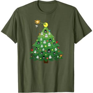 image:imageStar Wars Imperial Christmas Tree Holiday TShirtOlive Green