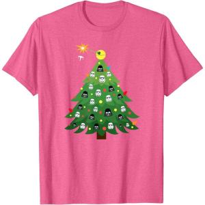 image:imageStar Wars Imperial Christmas Tree Holiday TShirtPink Heather
