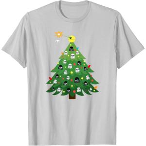 image:imageStar Wars Imperial Christmas Tree Holiday TShirtSilver Grey