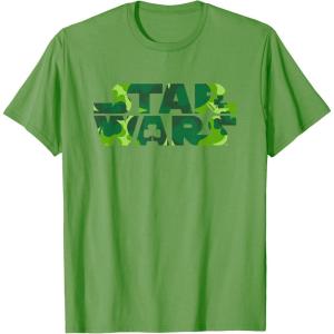 image:imageStar Wars Logo Green Shamrocks St Patricks Day TShirtGrass Green