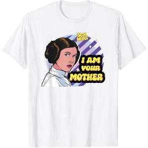 image:imageStar Wars Princess Leia I Am Your Mother Pop Color TShirtWhite