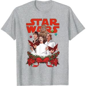 image:imageStar Wars Rebel Choir Funny Holiday TShirtHeather Grey