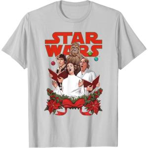 image:imageStar Wars Rebel Choir Funny Holiday TShirtSilver Grey