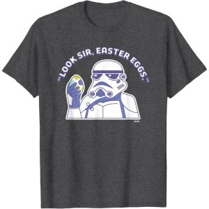 image:imageStar Wars Stormtrooper Look Sir Easter Egg Funny TShirtDark Heather Grey