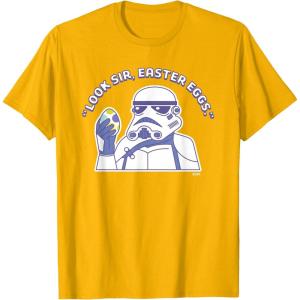 image:imageStar Wars Stormtrooper Look Sir Easter Egg Funny TShirtGolden Yellow