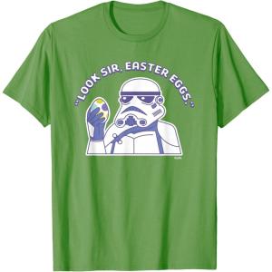 image:imageStar Wars Stormtrooper Look Sir Easter Egg Funny TShirtGrass Green
