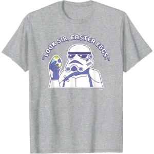 image:imageStar Wars Stormtrooper Look Sir Easter Egg Funny TShirtHeather Grey
