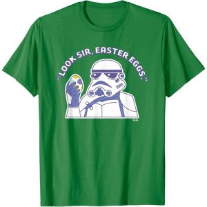image:imageStar Wars Stormtrooper Look Sir Easter Egg Funny TShirtKelly Green