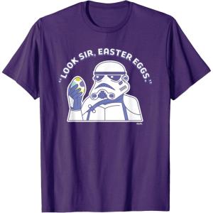 image:imageStar Wars Stormtrooper Look Sir Easter Egg Funny TShirtPurple