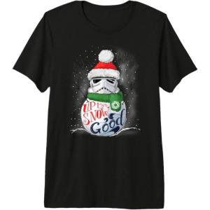 image:imageStar Wars Stormtrooper Up to Snow Good Funny Holiday Premium Triblend TShirtBlack
