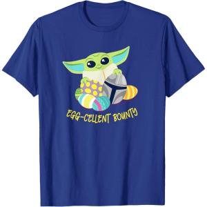 image:imageStar Wars The Mandalorian Grogu Easter Egg Cellent Bounty TShirtRoyal Blue